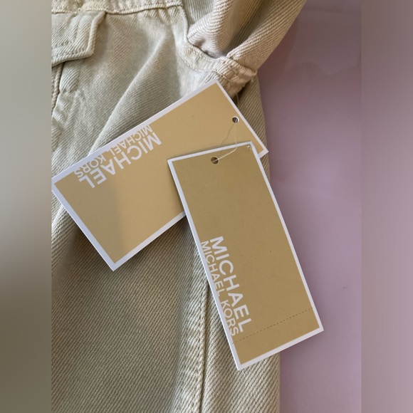 Michael Kors khaki denim jacket size M NWT - Picture 6 of 13